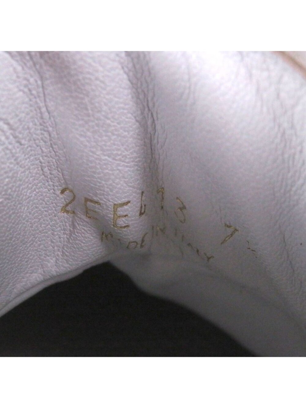 Prada Triangle Logo Distressed Low Cut Sneakers Leather Shoes White 7.5 - Picture 9 of 9